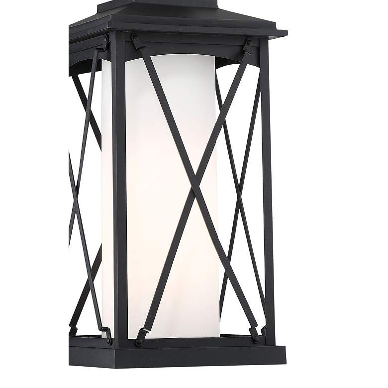 Image 2 The Great Outdoors Lansdale 1-Light Matte Black OD Hung Lantern more views