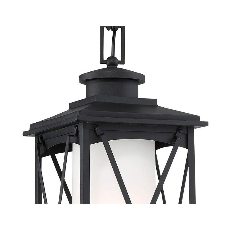 Image 3 The Great Outdoors Lansdale 1-Light Matte Black OD Hung Lantern more views
