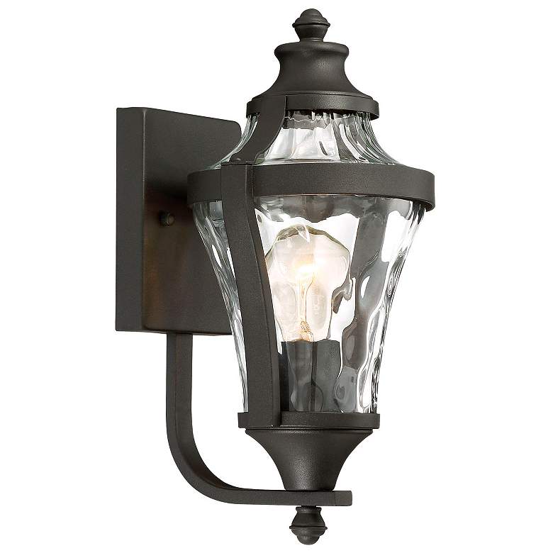 Image 1 The Great Outdoors Libre 1-Light Black Outdoor Wall Mount