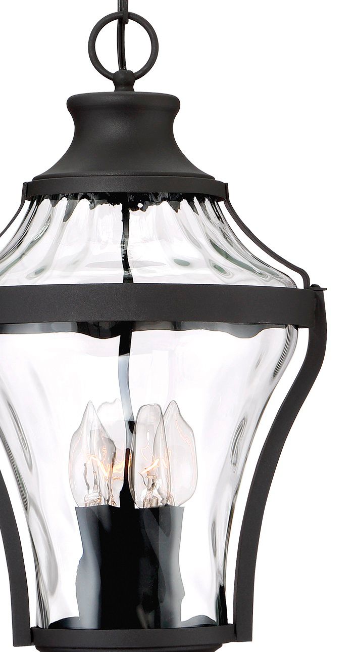 Image 2 The Great Outdoors Libre 4-Light Black Outdoor Chain Hung Lantern more views