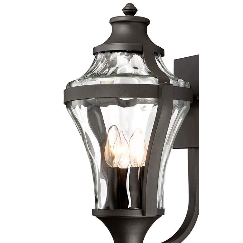 Image 2 The Great Outdoors Libre 4-Light Black Outdoor Wall Mount more views