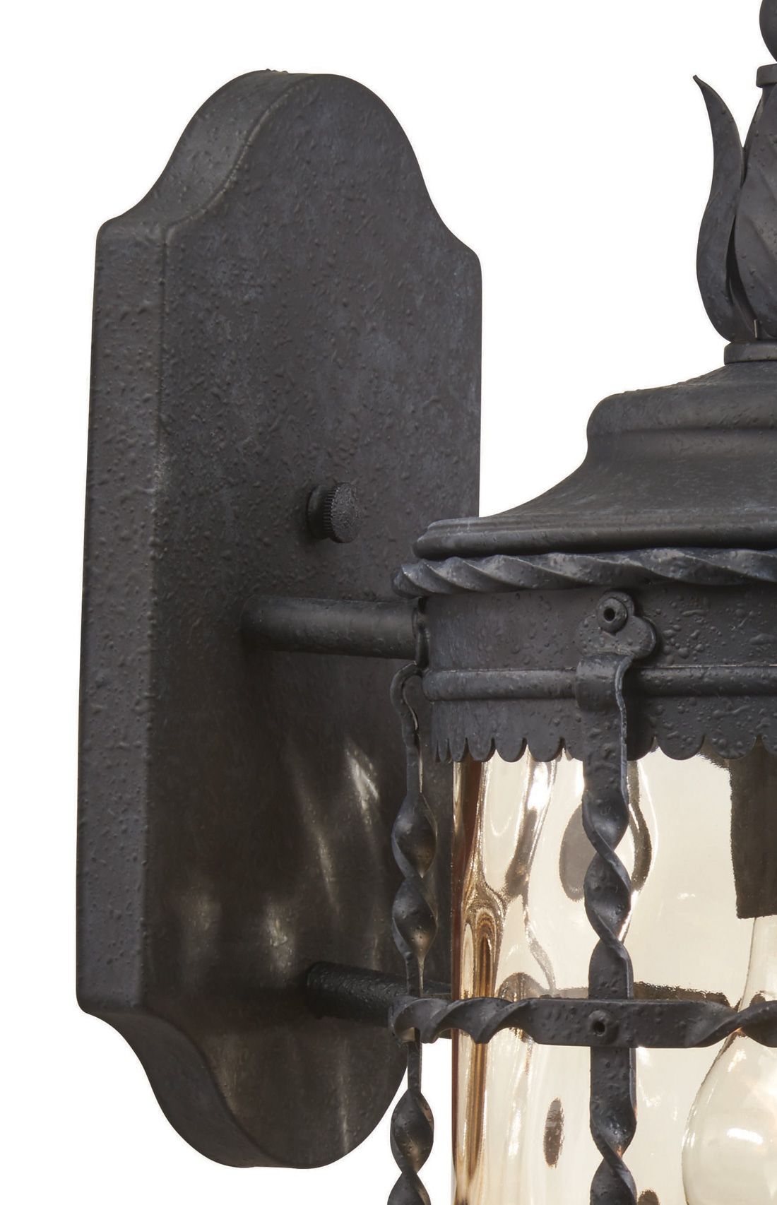 Image 6 The Great Outdoors Mallorca 1-Light Spanish Iron Outdoor Wall Light more views