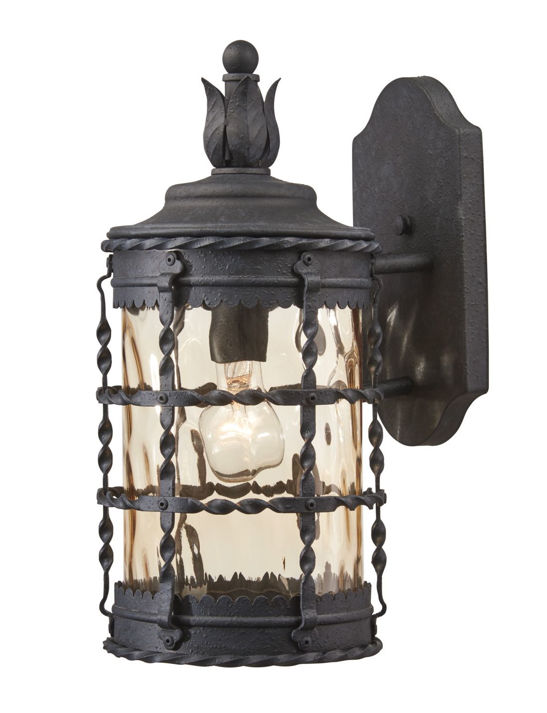 Image 7 The Great Outdoors Mallorca 1-Light Spanish Iron Outdoor Wall Light more views