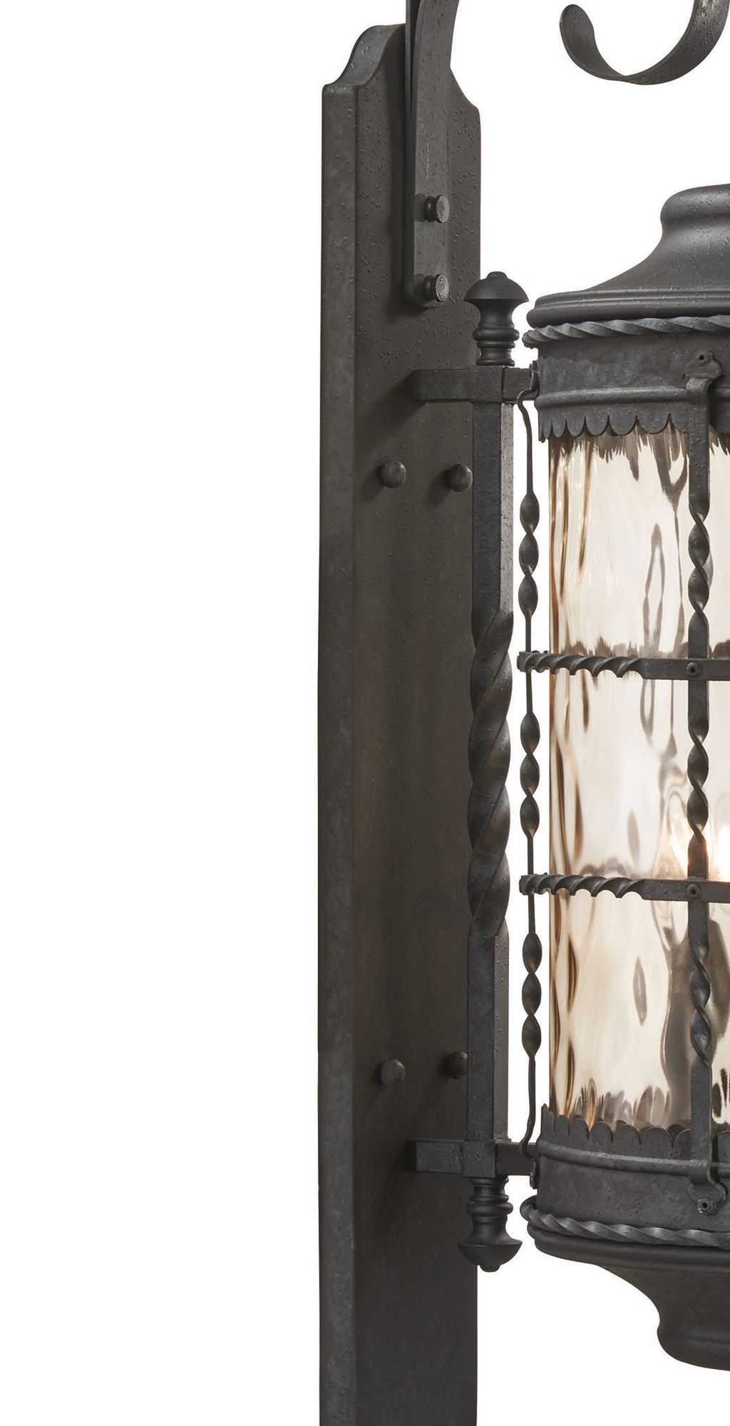 Image 5 The Great Outdoors Mallorca 5-Light Spanish Iron Outdoor Wall Mount more views