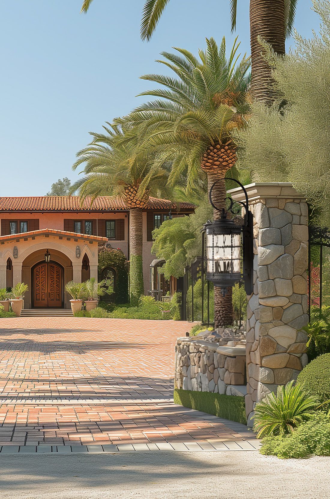 Image 6 The Great Outdoors Mallorca 5-Light Spanish Iron Outdoor Wall Mount more views