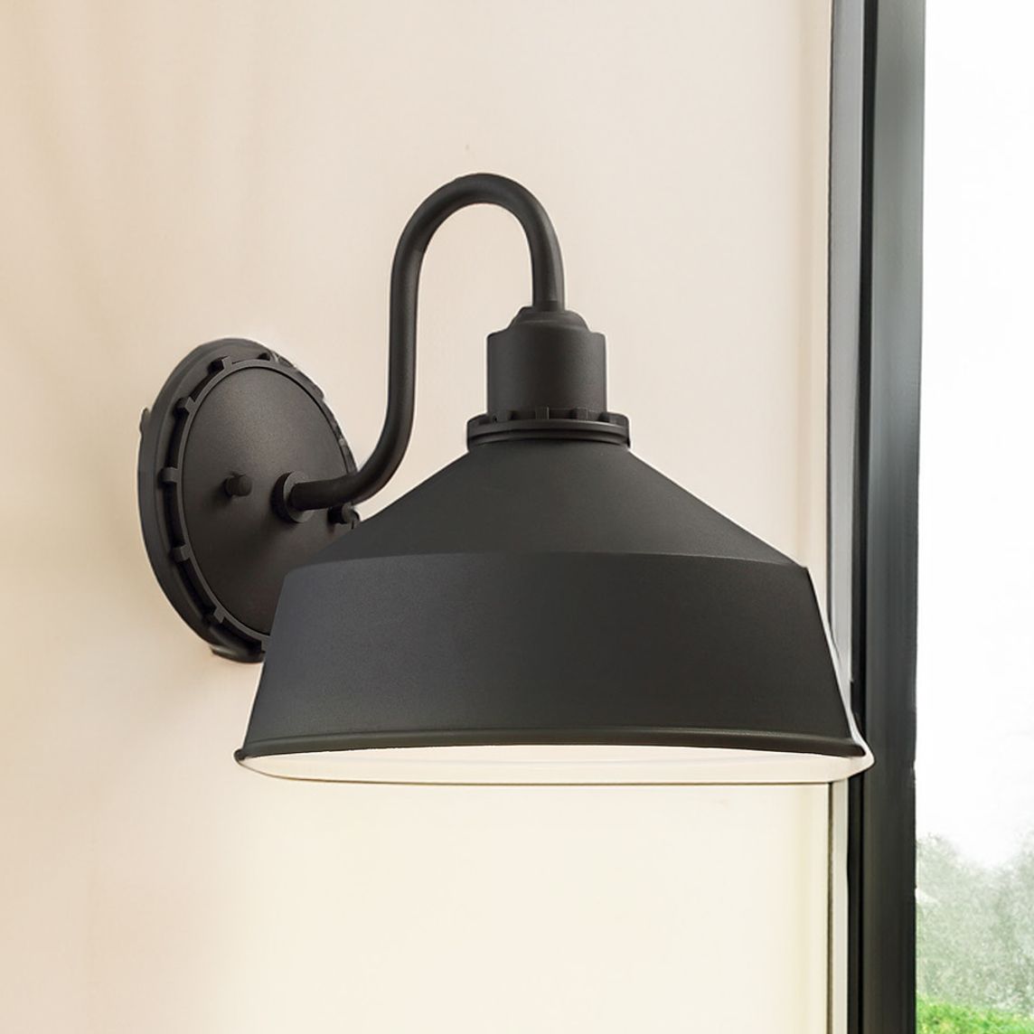 Thumbnail1 of The Great Outdoors Mantiel 1-Light Black Outdoor Wall Light