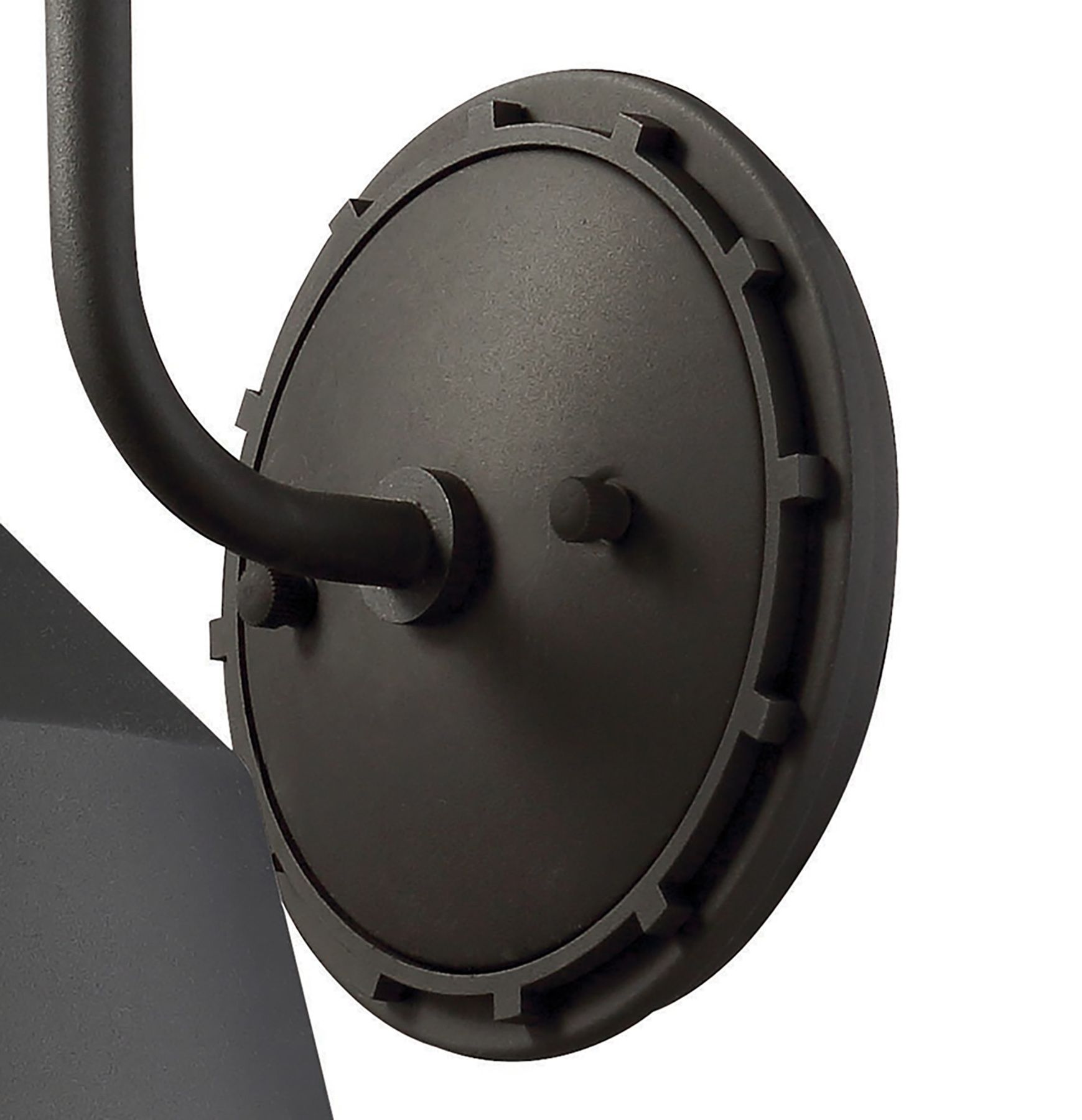 Image 4 The Great Outdoors Mantiel 1-Light Black Outdoor Wall Mount more views
