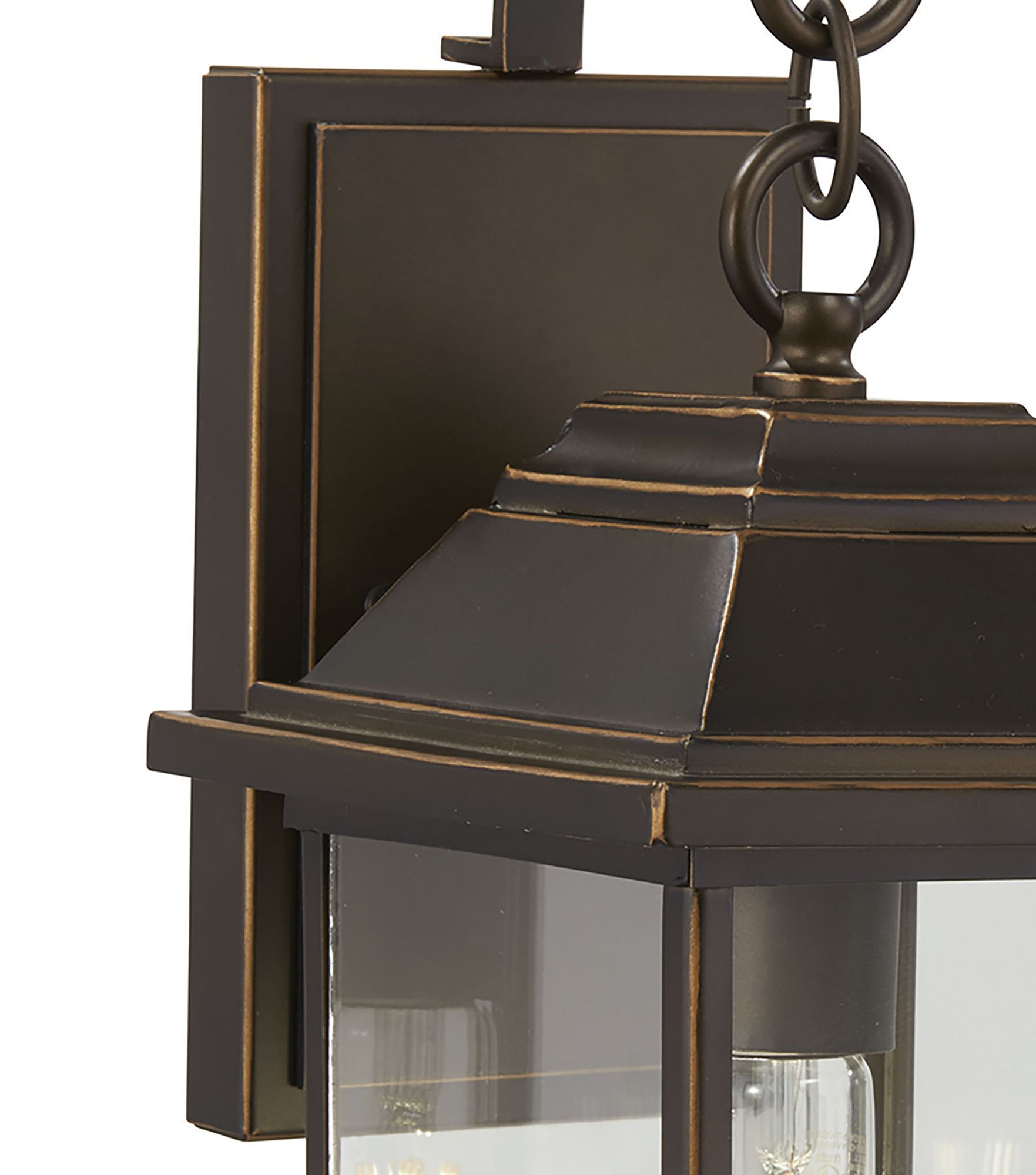 Image 4 The Great Outdoors Mariner's Pointe 1-Light Bronze and Gold OD Wall Mount more views