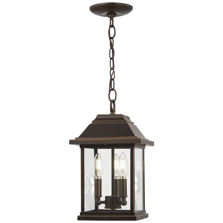 Image 1 The Great Outdoors Mariner's Pointe 3-Light Bronze and Gold OD Hung Lan