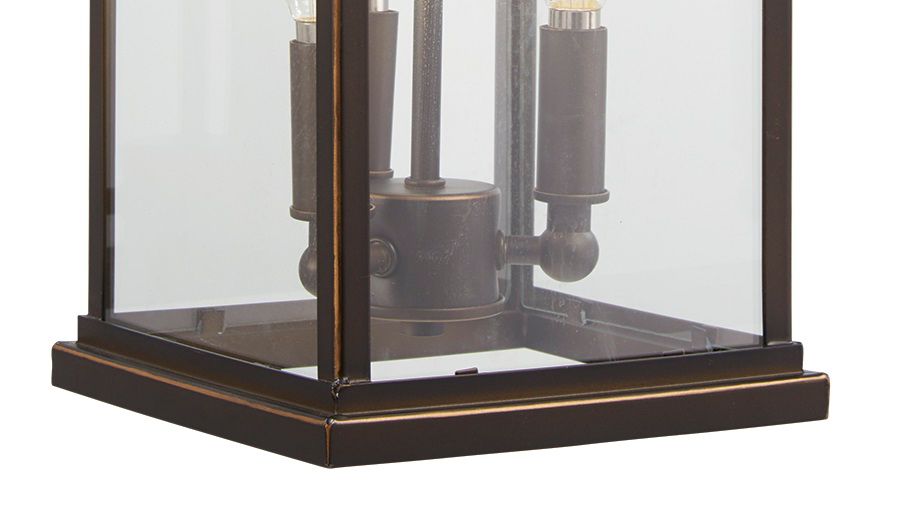 Image 3 The Great Outdoors Mariner's Pointe 3-Light Bronze and Gold OD Wall Mount more views