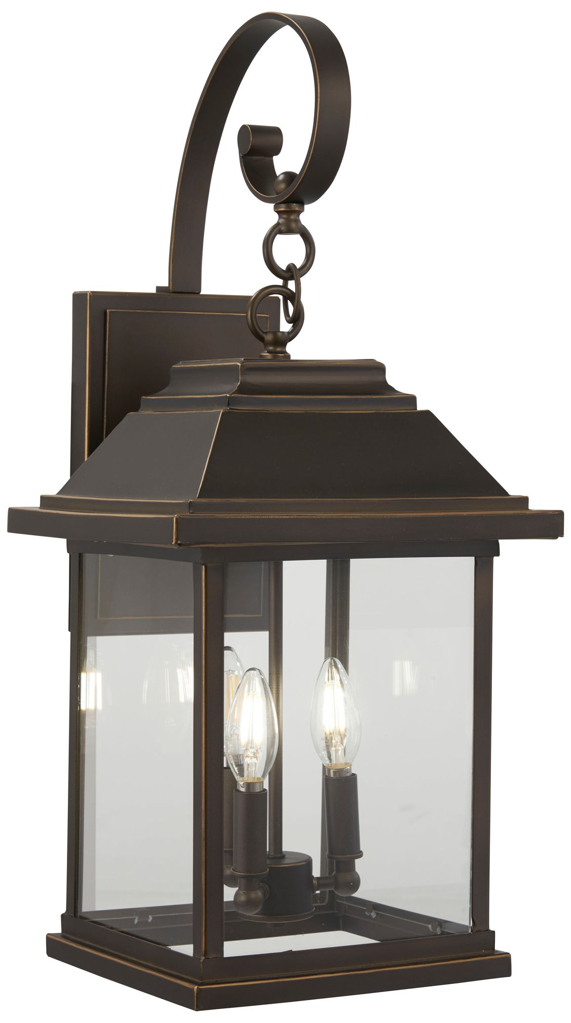 The Great Outdoors Mariner's Pointe 4-Light Bronze and Gold OD Wall Mount