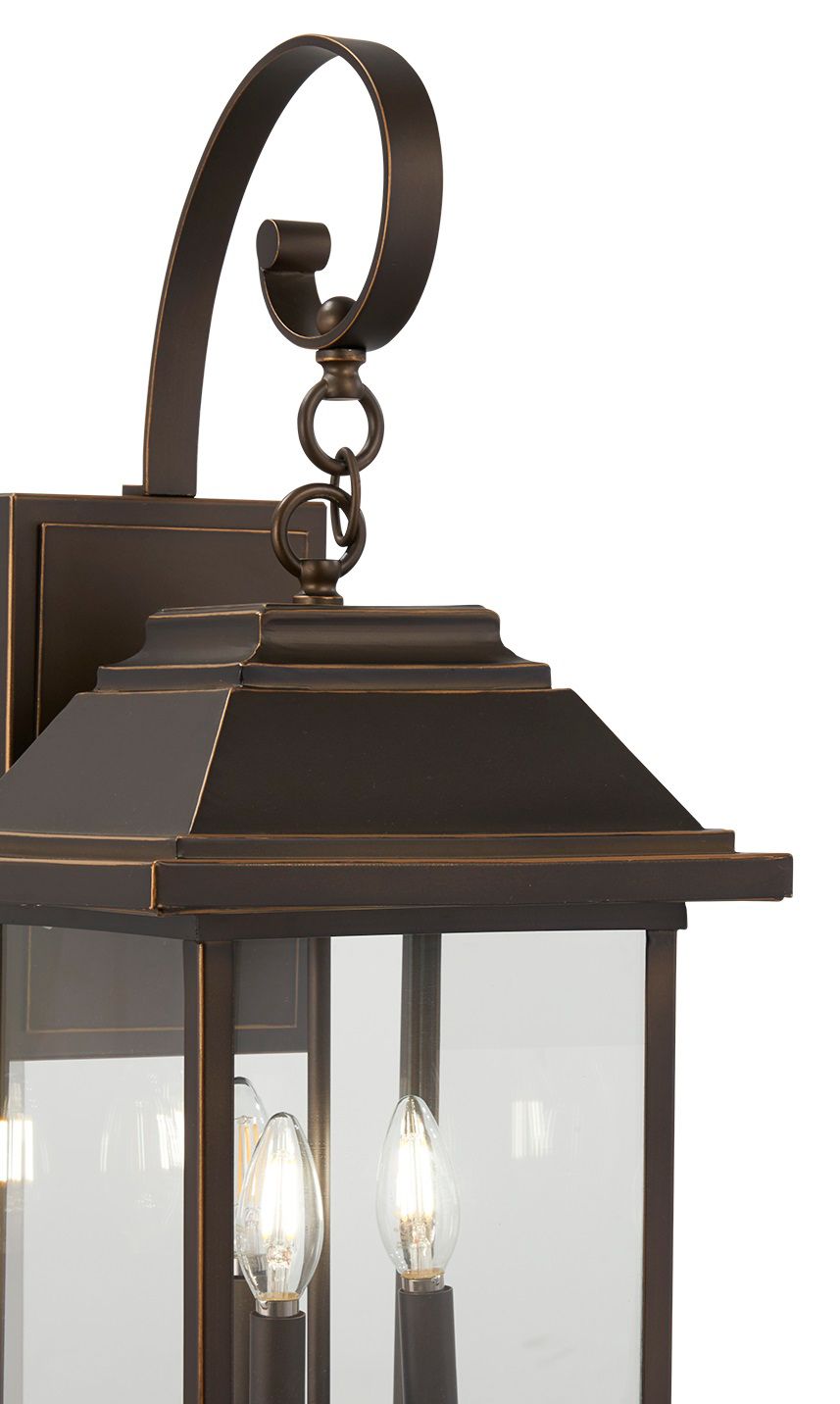 Image 2 The Great Outdoors Mariner's Pointe 4-Light Bronze and Gold OD Wall Mount more views