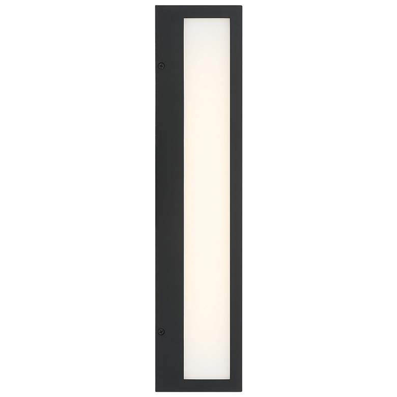 Image 3 The Great Outdoors Marlborough LED 6-in Sand Coal Black Outdoor Wall Sconce more views