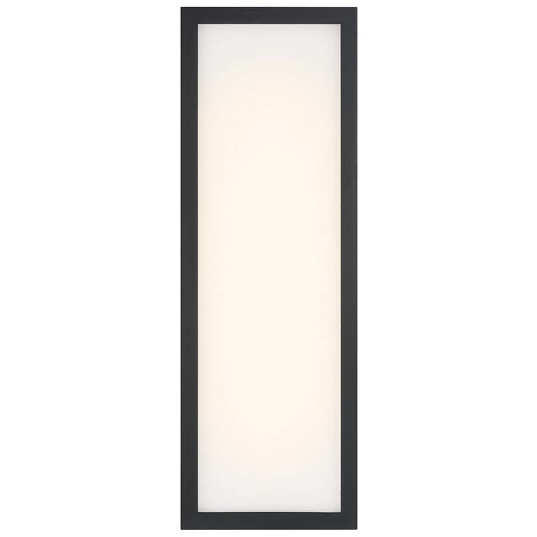 Image 4 The Great Outdoors Marlborough LED 6-in Sand Coal Black Outdoor Wall Sconce more views