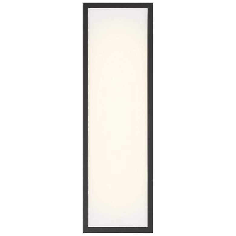Image 4 The Great Outdoors Marlborough LED 8-in Sand Coal Black Outdoor Wall Sconce more views