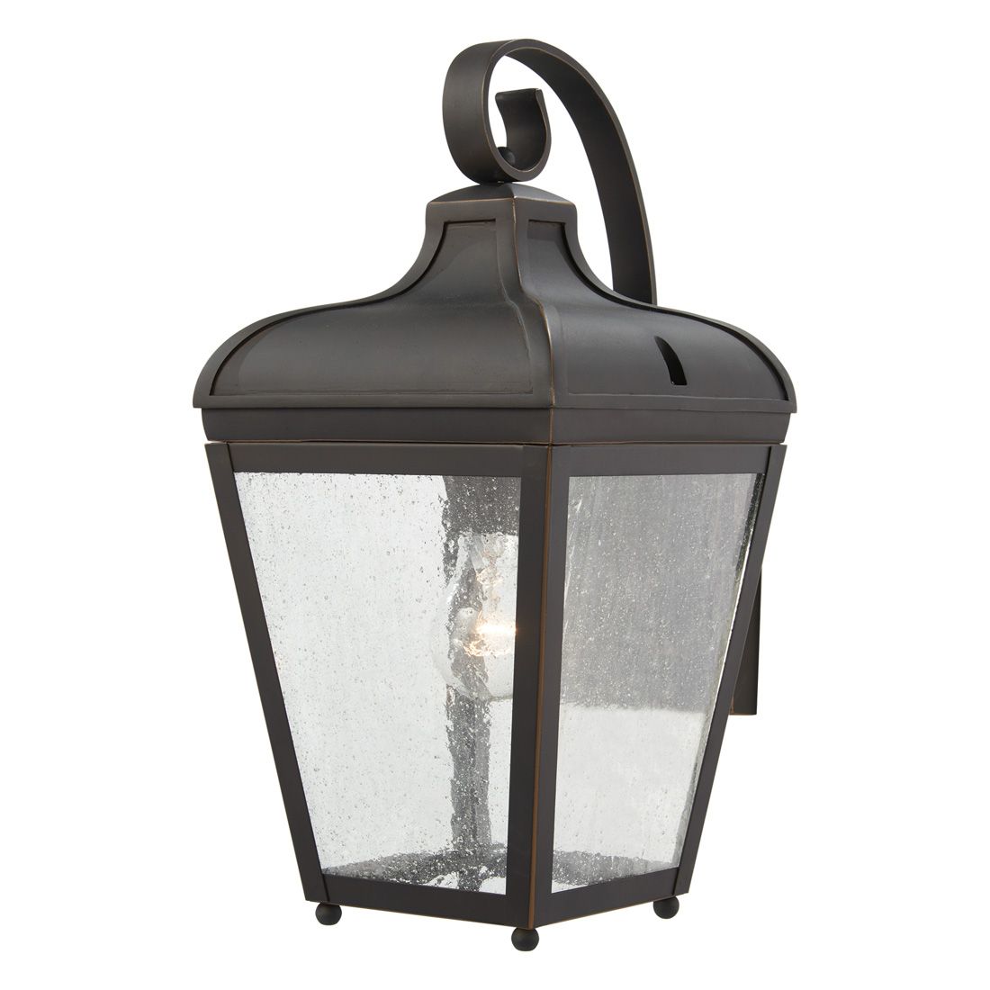Image 4 The Great Outdoors Marquee 1-Light Oil Rubbed Bronze Outdoor Wall Mount more views