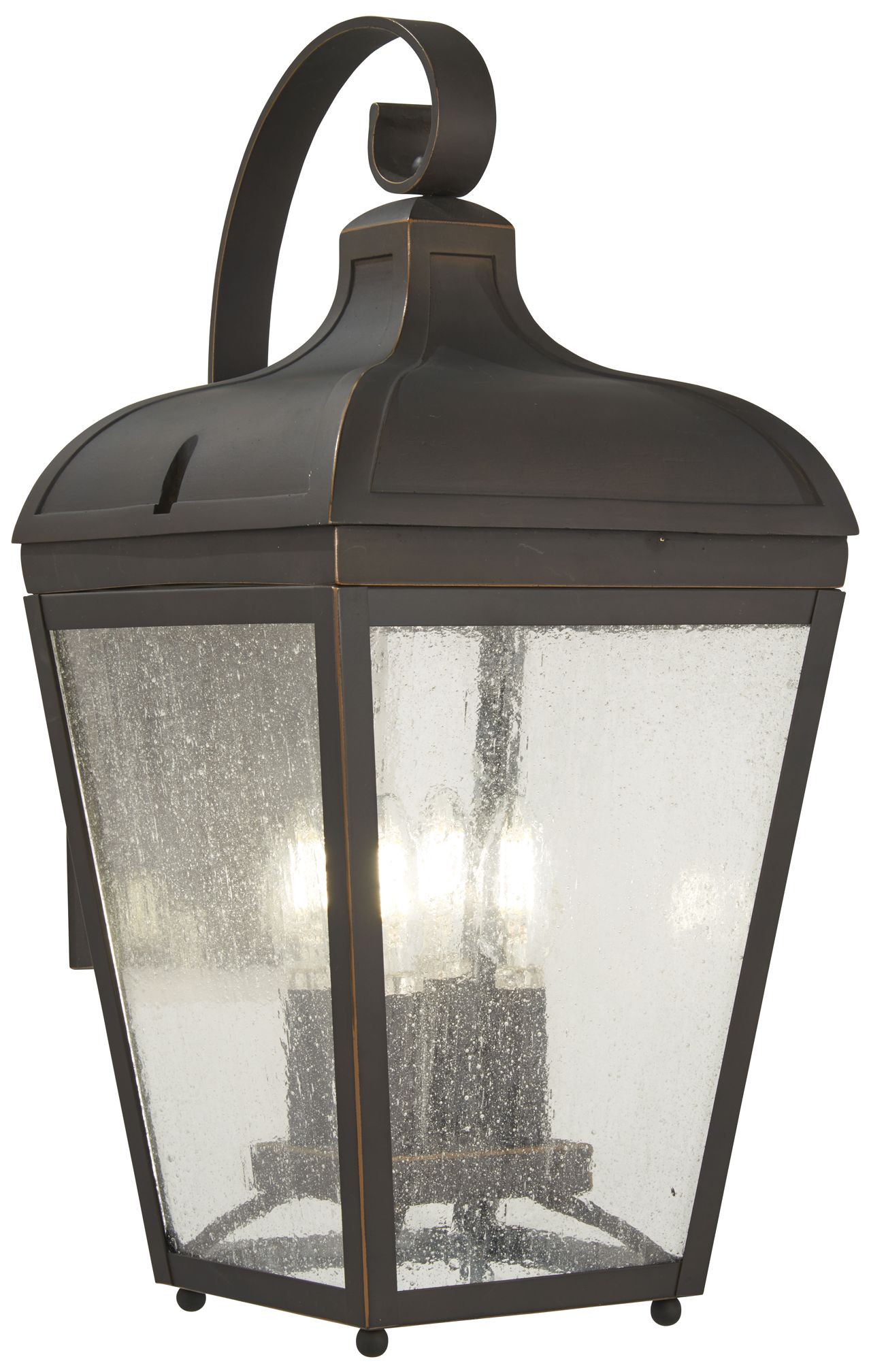 The Great Outdoors Marquee 4-Light Oil Rubbed Bronze Outdoor Wall Mount