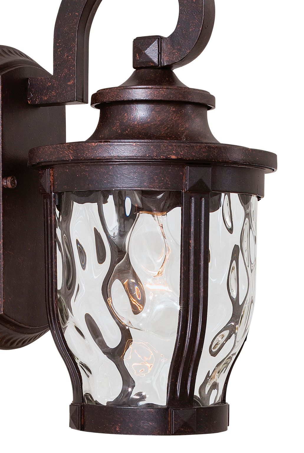Image 3 The Great Outdoors Merrimack 1-Light Corona Bronze Outdoor Wall Mount more views
