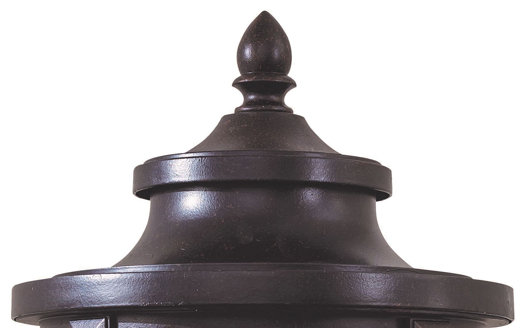 Image 5 The Great Outdoors Merrimack 3-Light Corona Bronze Outdoor Post Mount more views