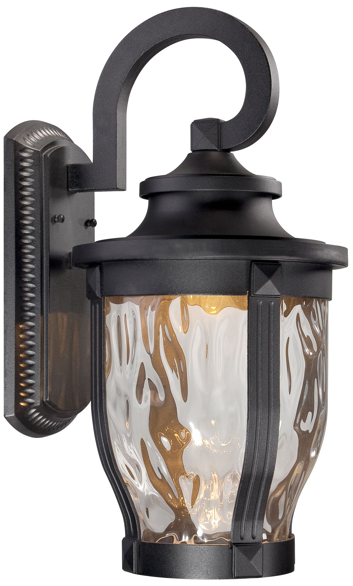 Image 2 The Great Outdoors Merrimack LED 1-Light Black OD Wall Mount