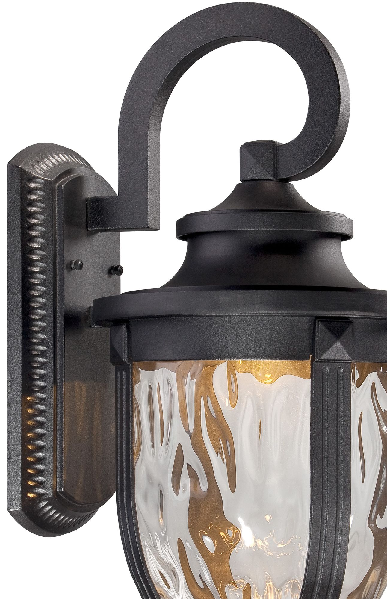 Image 3 The Great Outdoors Merrimack LED 1-Light Black OD Wall Mount more views