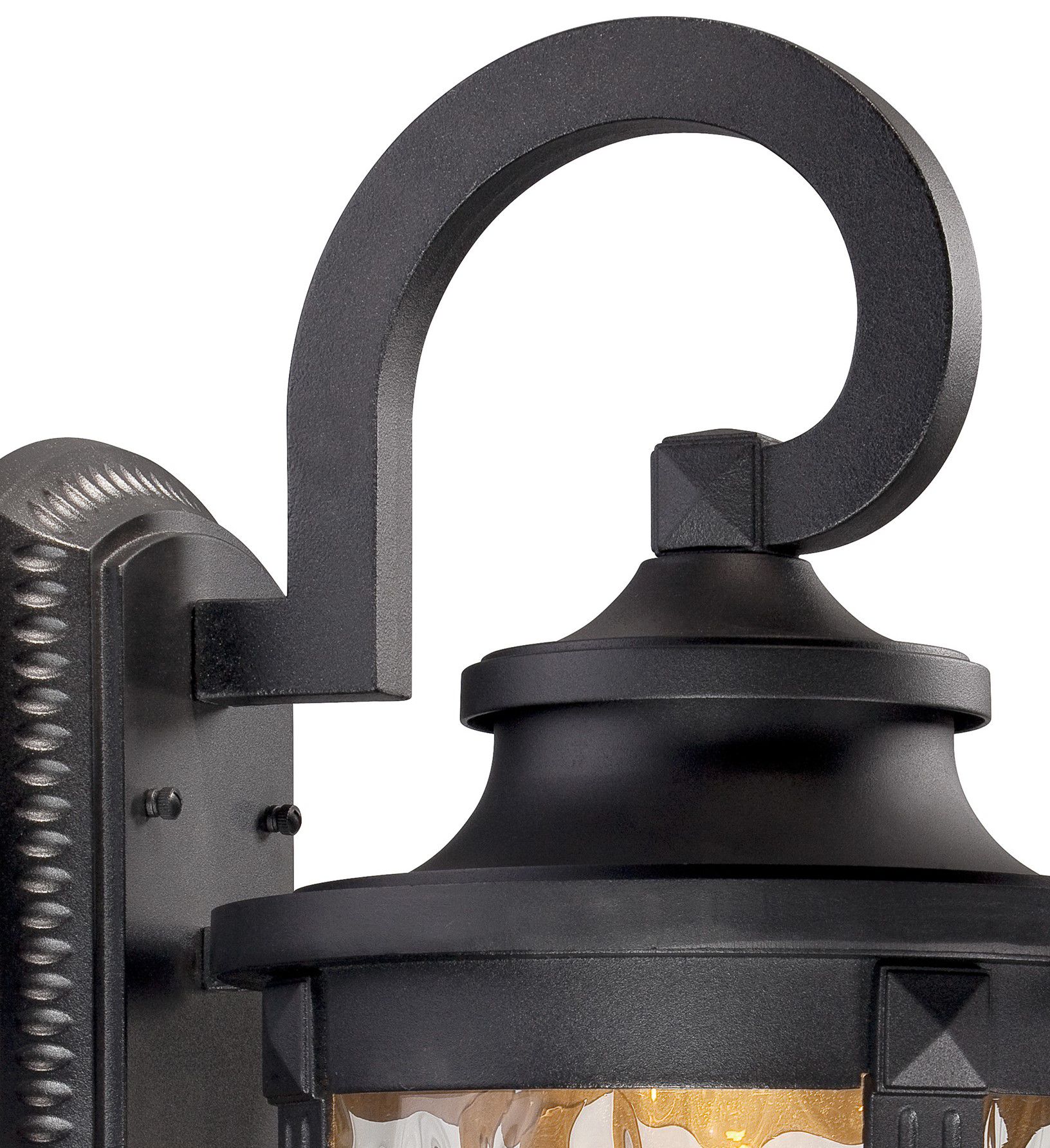 Image 4 The Great Outdoors Merrimack LED 1-Light Black OD Wall Mount more views