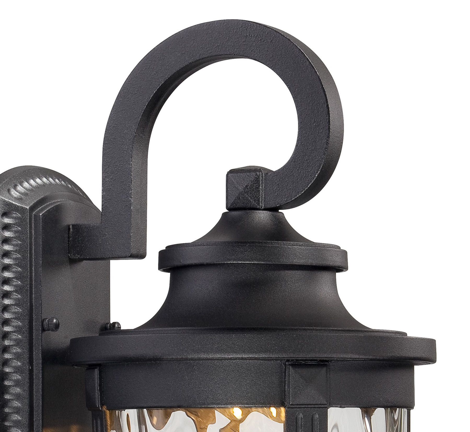 The Great Outdoors Merrimack LED 1-Light Black OD Wall Mount