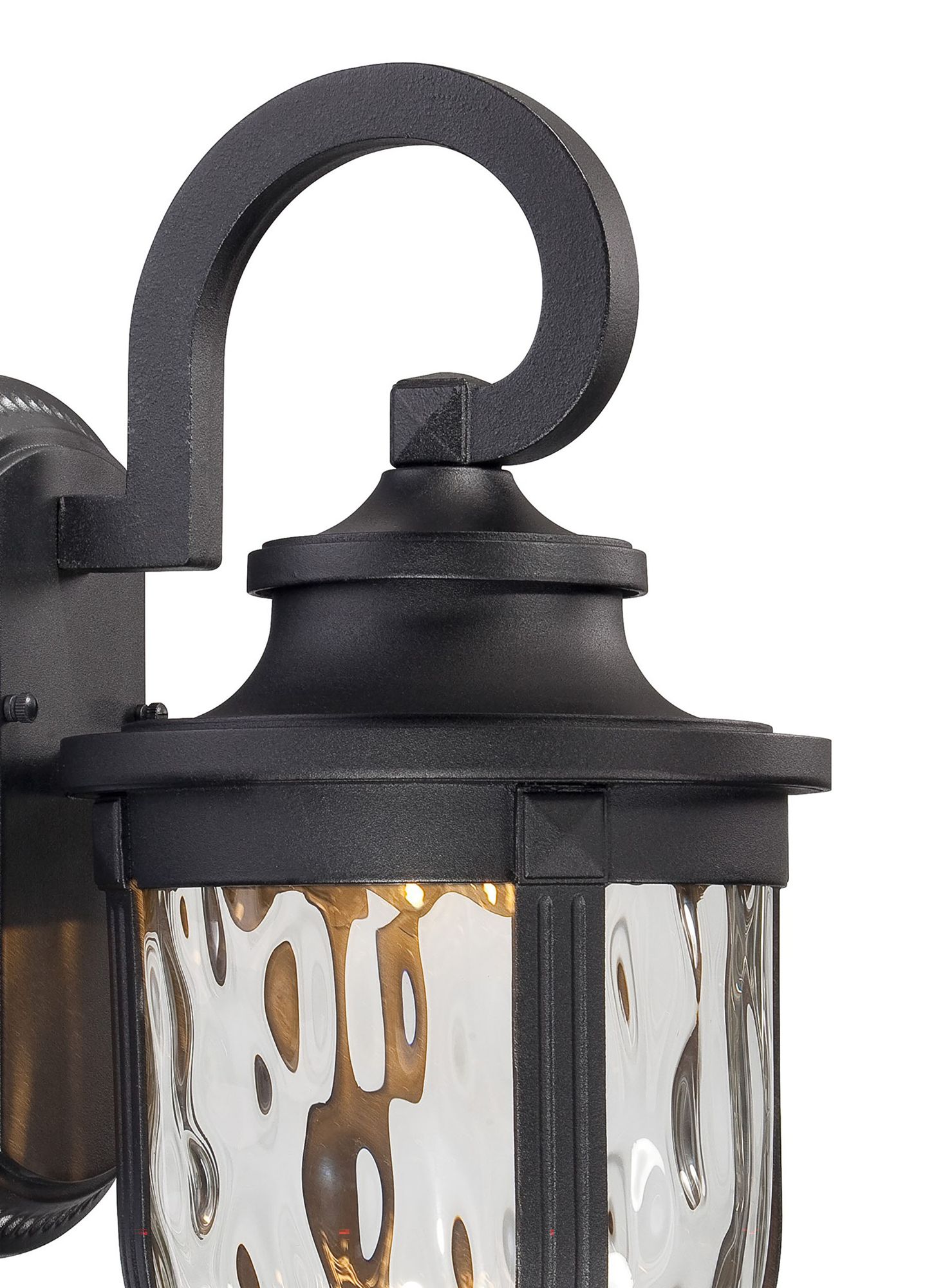 The Great Outdoors Merrimack LED 1-Light Black OD Wall Mount