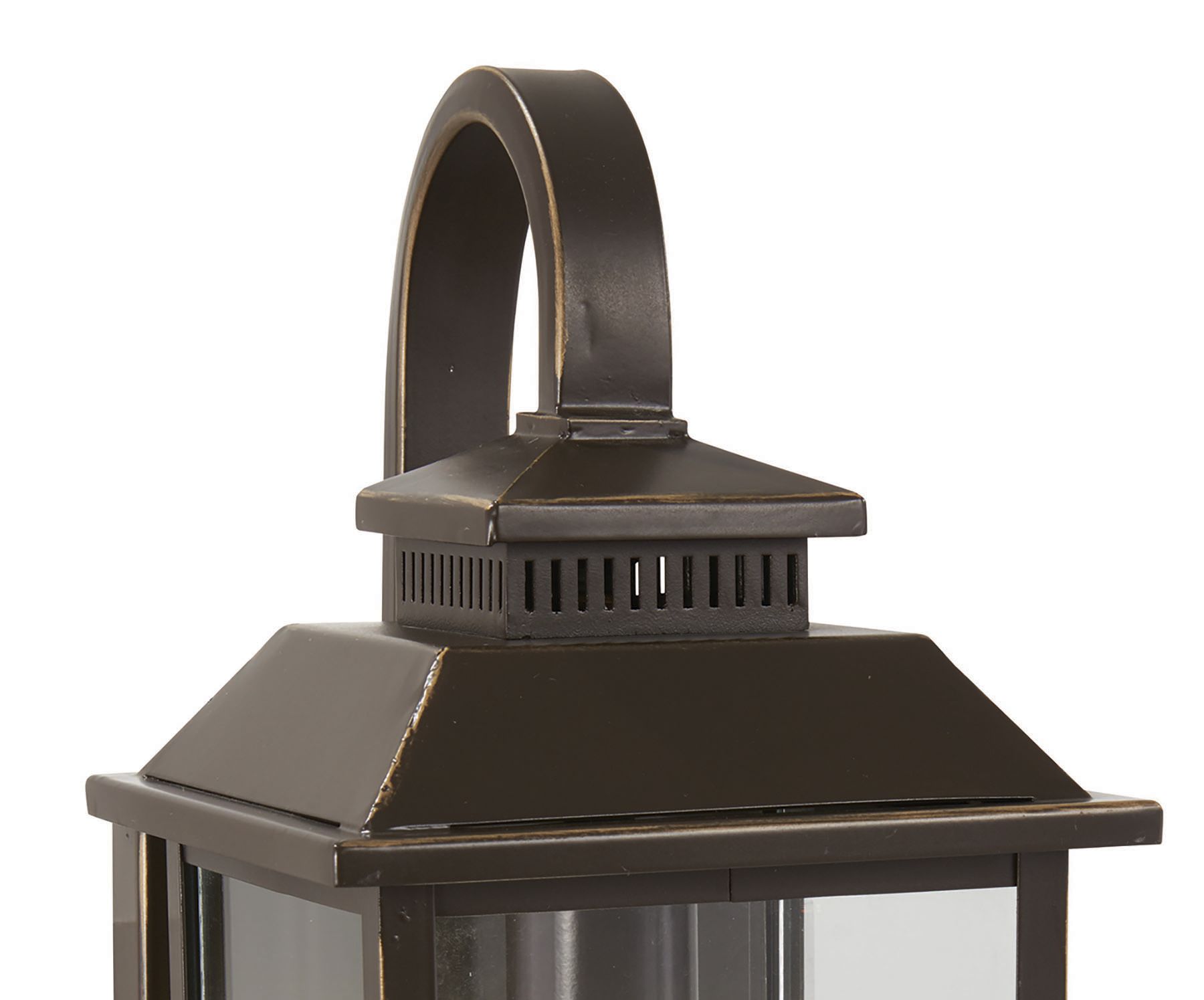 Image 7 The Great Outdoors Miner's Loft 1-Light Bronze and Gold Outdoor Wall Mount more views