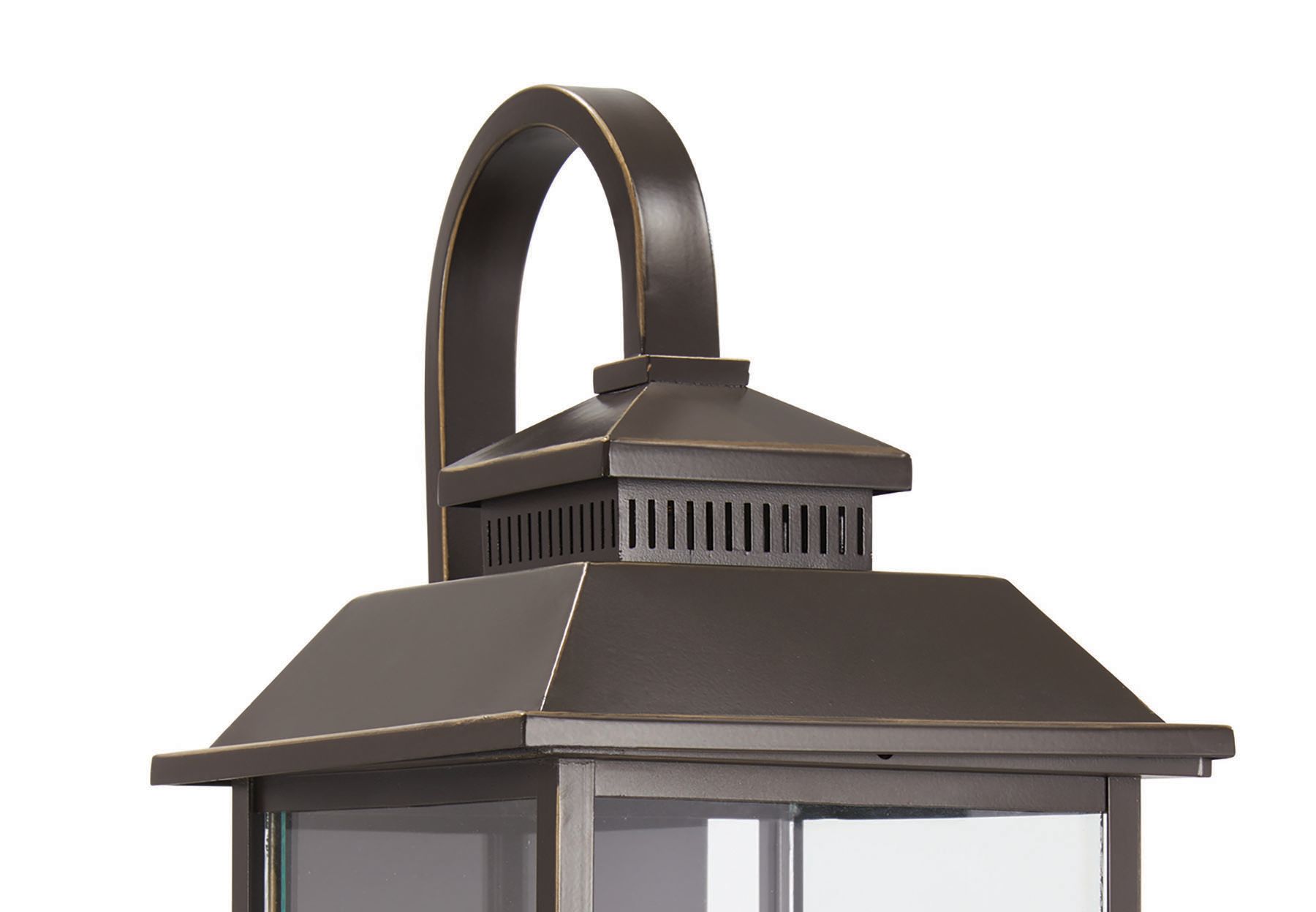 Image 4 The Great Outdoors Miner's Loft 4-Light Bronze and Gold Outdoor Wall Mount more views