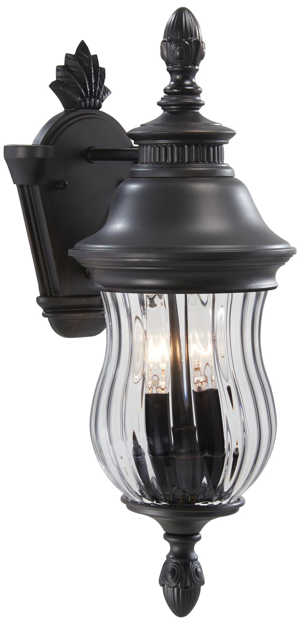 The Great Outdoors Newport 2-Light Heritage Bronze Outdoor Wall Mount