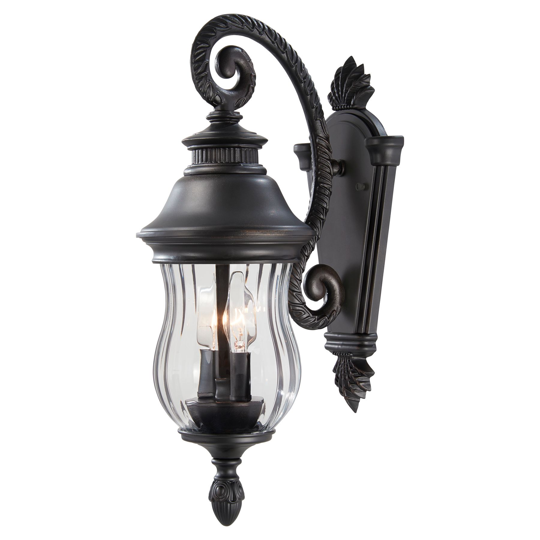 Image 2 The Great Outdoors Newport 2-Light Heritage Outdoor Wall Mount more views