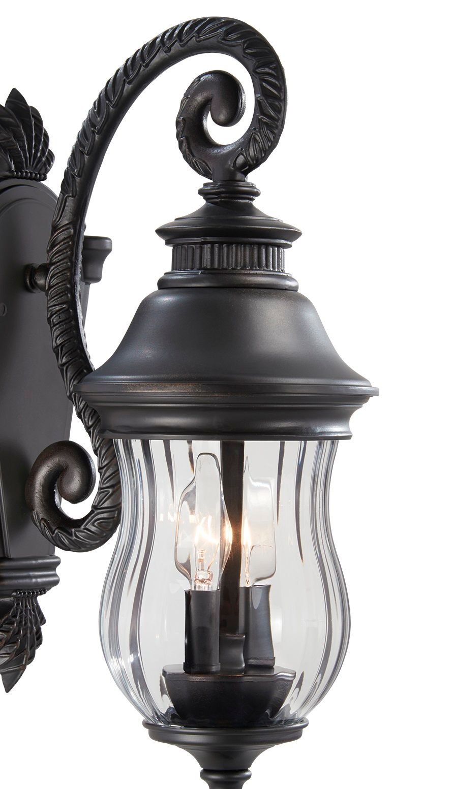 Image 3 The Great Outdoors Newport 2-Light Heritage Outdoor Wall Mount more views