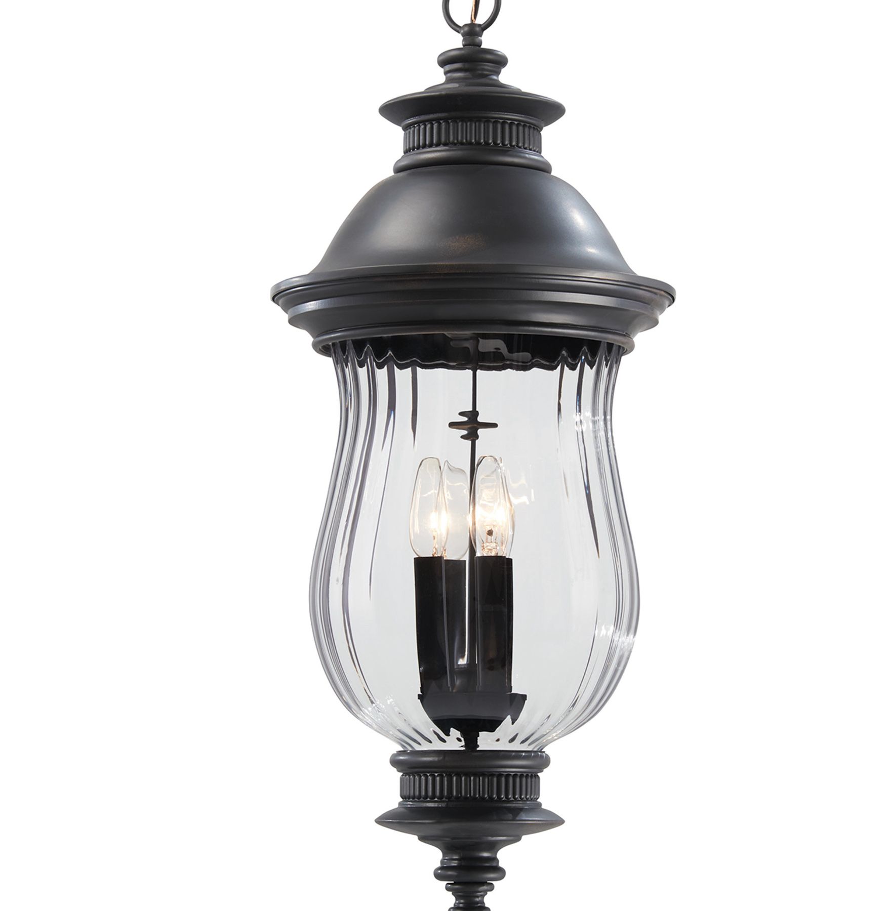 Image 4 The Great Outdoors Newport 4-Light Heritage Bronze Hanging Lantern more views