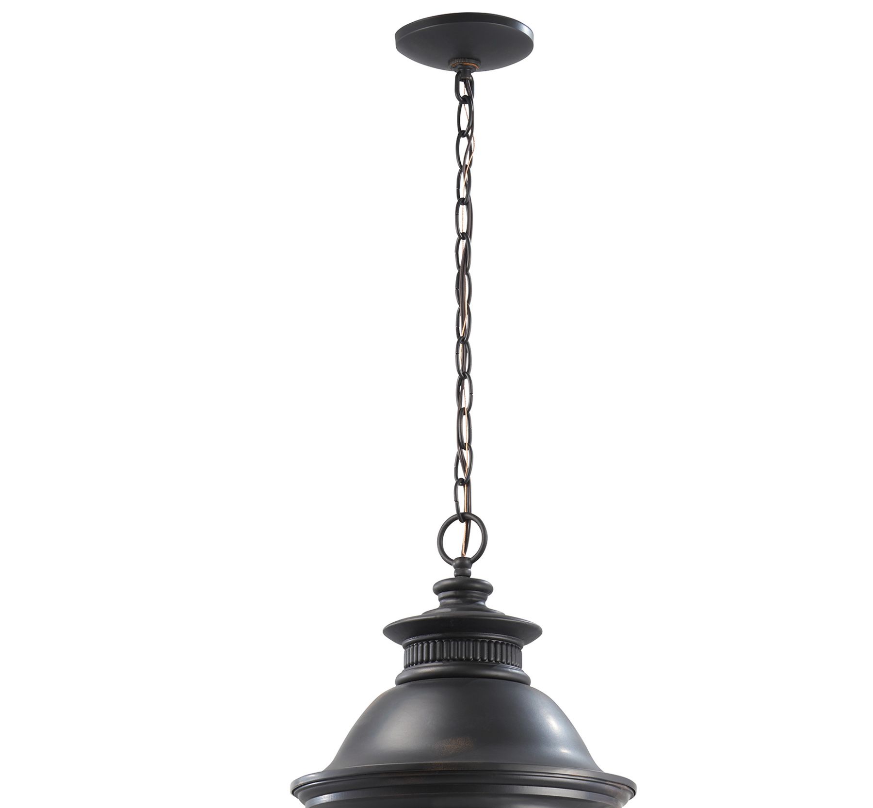 Image 6 The Great Outdoors Newport 4-Light Heritage Bronze Hanging Lantern more views