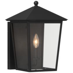 The Great Outdoors Noble Hill 1-Light Sand Coal Outdoor Wall Mount