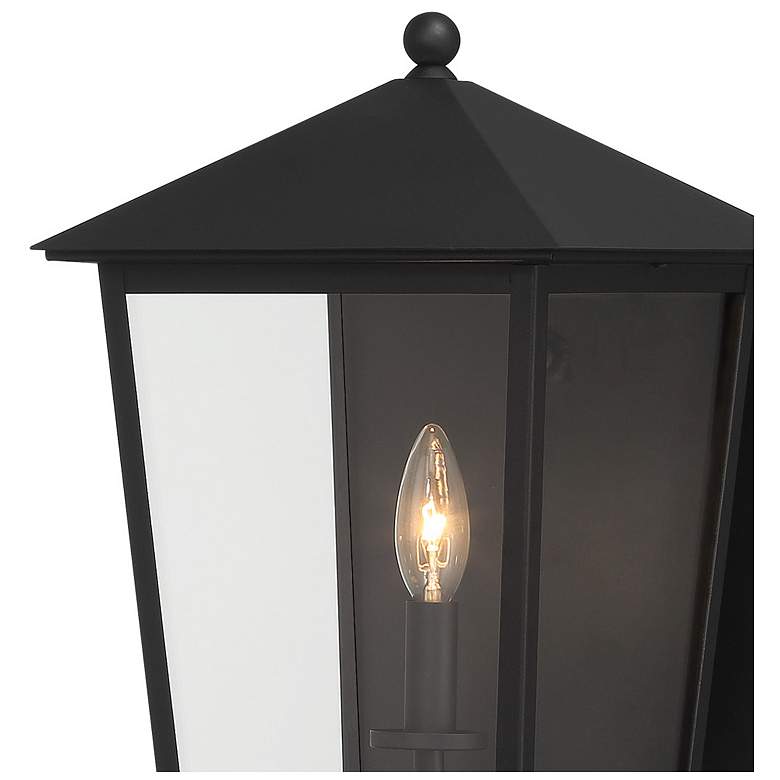 Image 3 The Great Outdoors Noble Hill 15" High Sand Coal Outdoor Wall Lantern more views