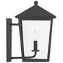6_The Great Outdoors Noble Hill 15" High Sand Coal Outdoor Wall Lantern more views