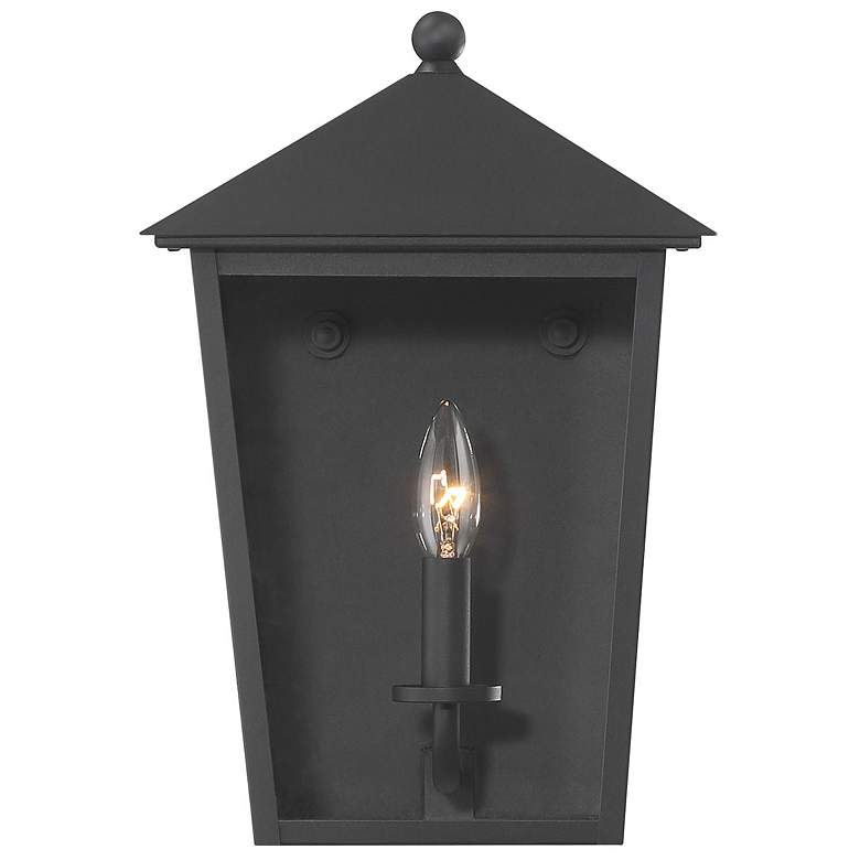 Image 7 The Great Outdoors Noble Hill 15" High Sand Coal Outdoor Wall Lantern more views