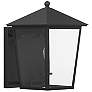 The Great Outdoors Noble Hill 15" High Sand Coal Outdoor Wall Lantern