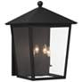 The Great Outdoors Noble Hill 3-Light Sand Coal Outdoor Wall Mount