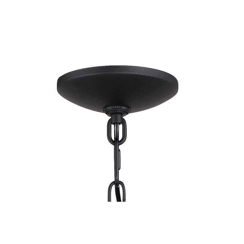 Image 3 The Great Outdoors Noble Hill 4-Light Black Chain Hung with Glass Shade more views