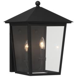 The Great Outdoors Noble Hill 4-Light Sand Coal Outdoor Wall Mount