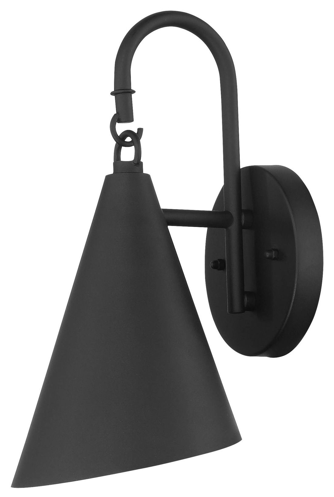 Image 4 The Great Outdoors Playwright 1-Light Sand Black Outdoor Wall Mount more views