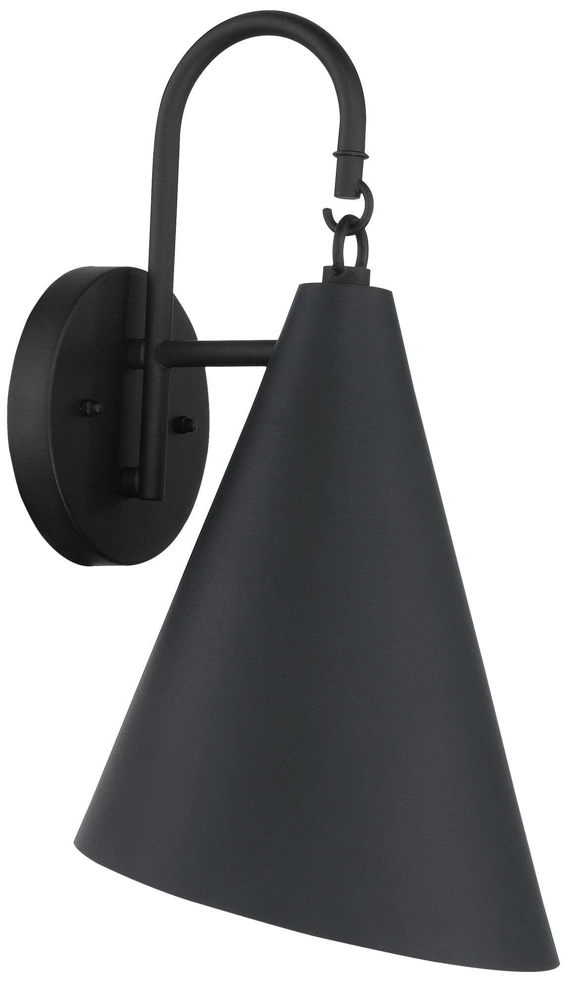 The Great Outdoors Playwright 1-Light Sand Coal Outdoor Wall Mount