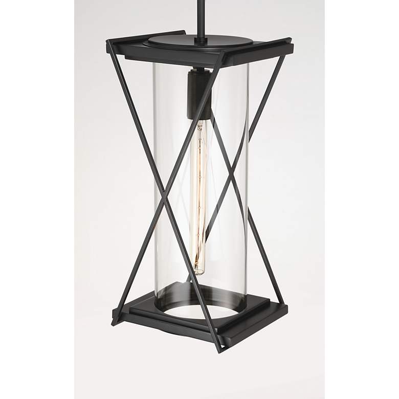 Image 4 The Great Outdoors Rockhill 1-Light 9.5-in Black Pending Lighting more views