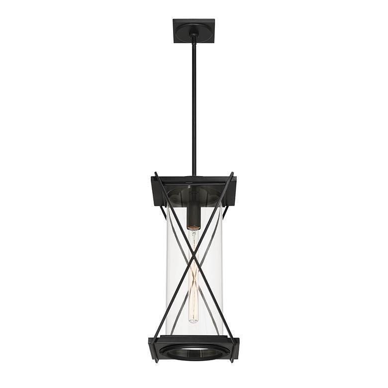 Image 6 The Great Outdoors Rockhill 1-Light 9.5-in Black Pending Lighting more views