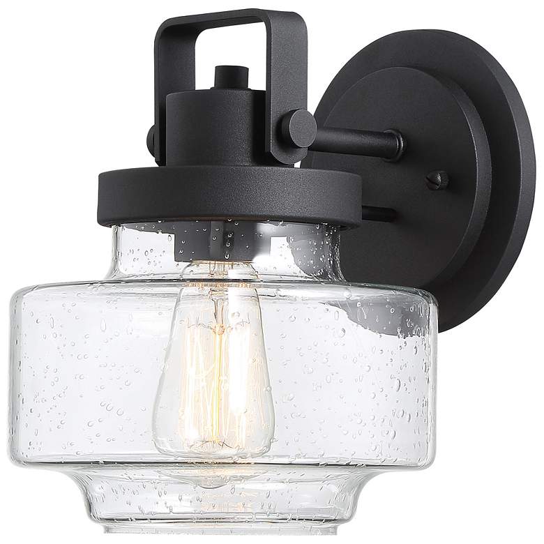 Image 1 The Great Outdoors  Rosecrans 1-Light Sand Coal Outdoor Wall Mount