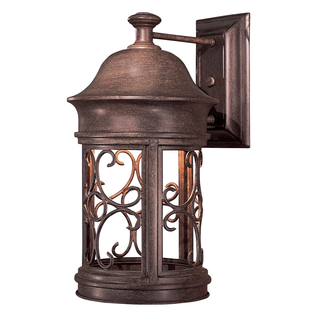 Image 5 The Great Outdoors Sage Ridge 1-Light Vintage Rust Outdoor Wall Mount more views