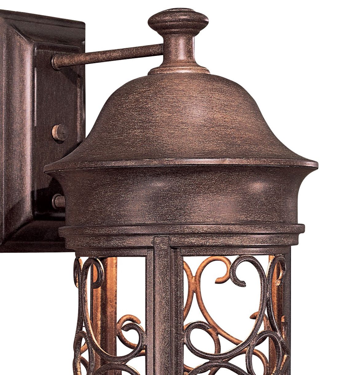 Image 7 The Great Outdoors Sage Ridge 1-Light Vintage Rust Outdoor Wall Mount more views